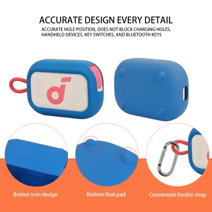 Silicone Case for Anker Soundcore Select 4 - Portable Wireless Speaker Cover