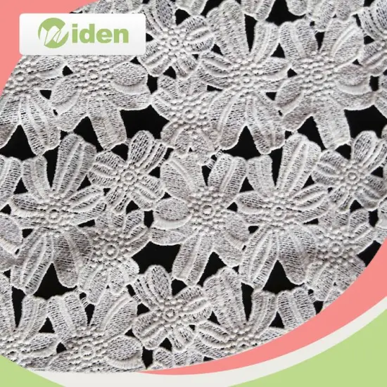 Polyester Chemical Resistant French Lace Dress Fabric