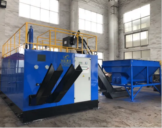 Horizontal Aluminium Skimmings Briquette Equipment