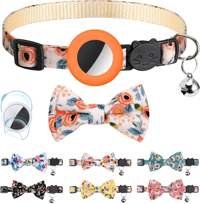 Cat Collar Breakaway Bowtie Keamanan karo lonceng ugapan