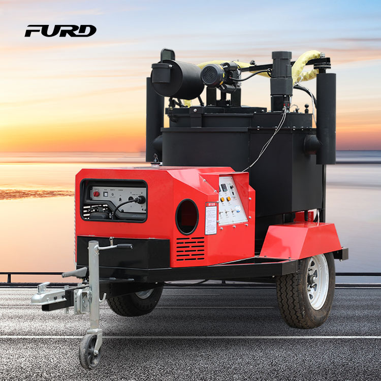 Chinese murang 200l trailed road repair asphalt crack sealing machine