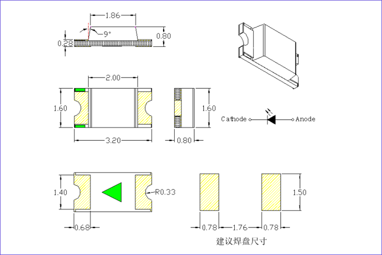 1206 smd led