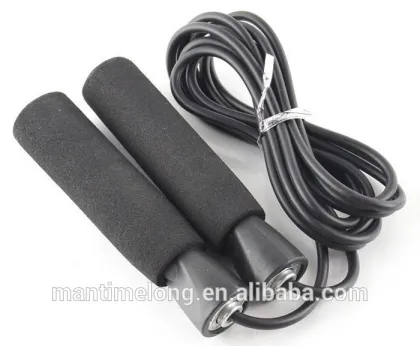 Fitness crossfit skipping ropes speed jump rope jump plastic skipping rope handle jump rope