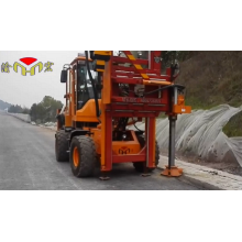 guardrail post driving machineguardrail post driving machine