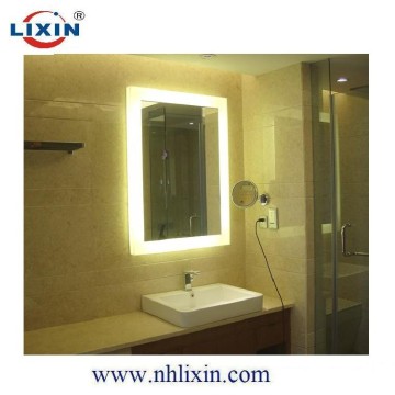 Frameless LED bathroom light mirror for vanity, wall mounted mirror , energy saving