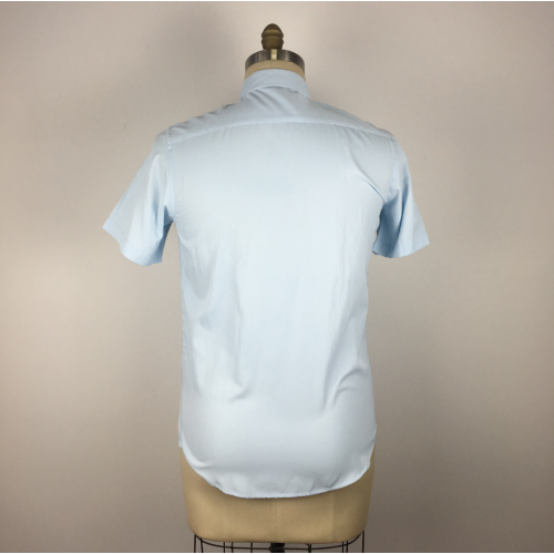 Sky blue short sleeve Office wear shirt