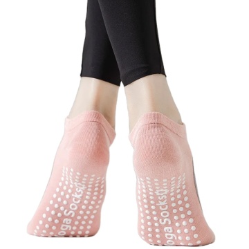 Breathable Backless Silicone Non-Slip Yoga Grip Socks for Women, Four Seasons