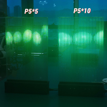 תצוגת זכוכית מחוסמת תצוגה בברכה LED חיצונית