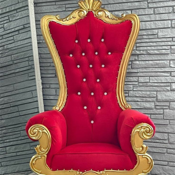 Cheaper Gold Throne Chairs for Wedding Groom and Bride