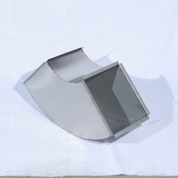 Customized Stainless Steel Galvanized Sheet Rectangular Bend Air Duct Elbow Fittings