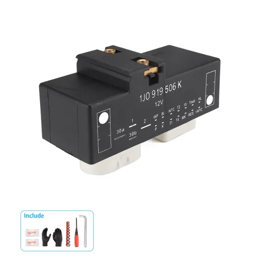 Electric Cooling Fan Control Module Relay-Wholesale Price at BAJUTU for VW Audi  OE:1J0919506K/Shopify,,Ebay Hot Seller
