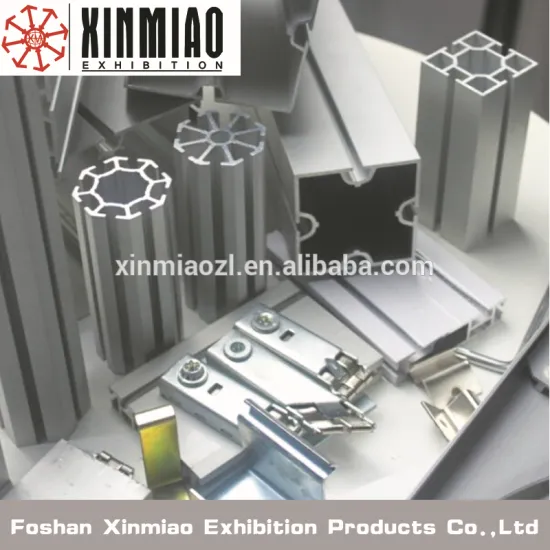 Round Bars For Display Stand Booth Exhibition Booth Alumnium Profiles