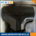 equal black tee steel sch80 pipe fittings steel