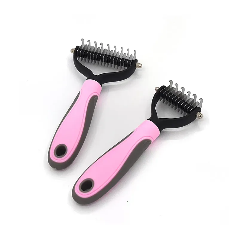 Double Side Shedding & Dematting Pet Comb Brush
