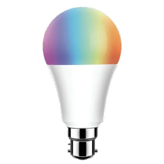 Stock Tuya Smart A60 LED Bulb - 10W B22 RGB Lamp Compatible with Alexa and Google