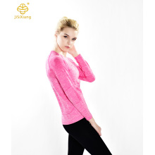 둥근 목 단색 요가 피트니스 뷰티 세트