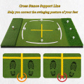 Estera de golpe de golf de hierba triple 120x180 cm Teeable Teaching