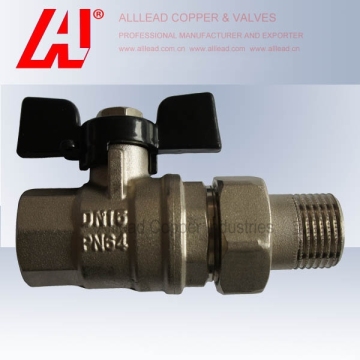 CW617n Brass Ball Valve with Union