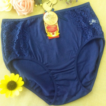 the hottest sale hipster new knickers sapphire China cotton sexy plus size panty 3xl 5311