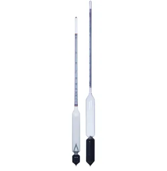 Professional Laboratory Glass Alcohol Meter Tester Set for Fuels and Liquids Including Gasoline, Petrol, Diesel, and Oil