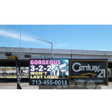 Real Estate LED Signs, Easily Display Walk-through Videos on Full Color Video Enabled LED Sign