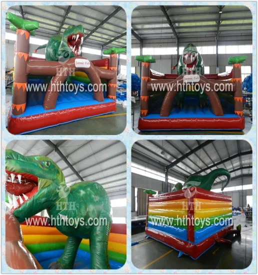2016 the most popular bouncy castles dinosaur