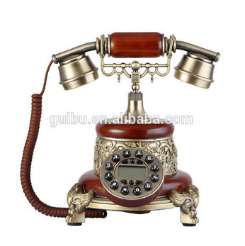 Rich And Honored Antique Style Jade Art Vintage Telephone