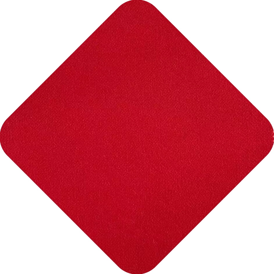 Knitted polyester melton fabric