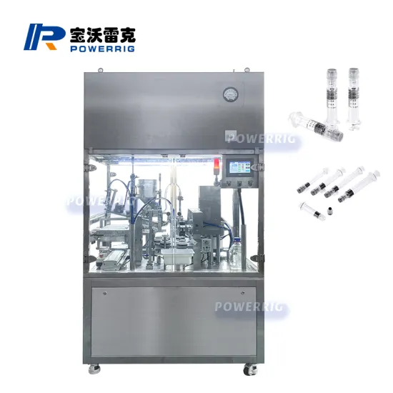 Pre-Filled Dual Chamber Oral Syringe Filling and Sealing Machine