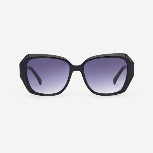 Angular Square bevel Acetate Women's Sunglasses