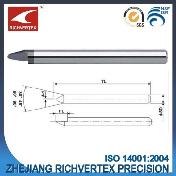 Engraving tools inserts solid carbide mills of V-type tungsten carbide inserts