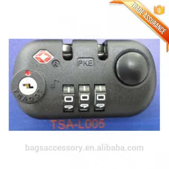 3 Dials Combination TSA Luggage Lock