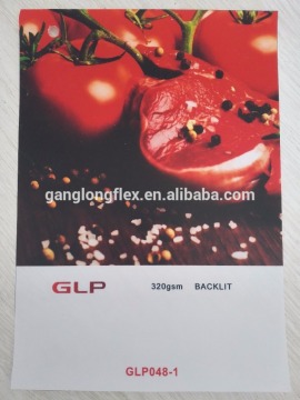 PET BACKLIT 320GSM