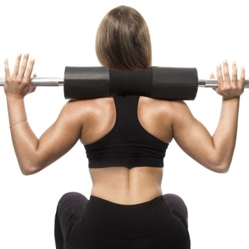 thick rubber barbell pad avec scratch