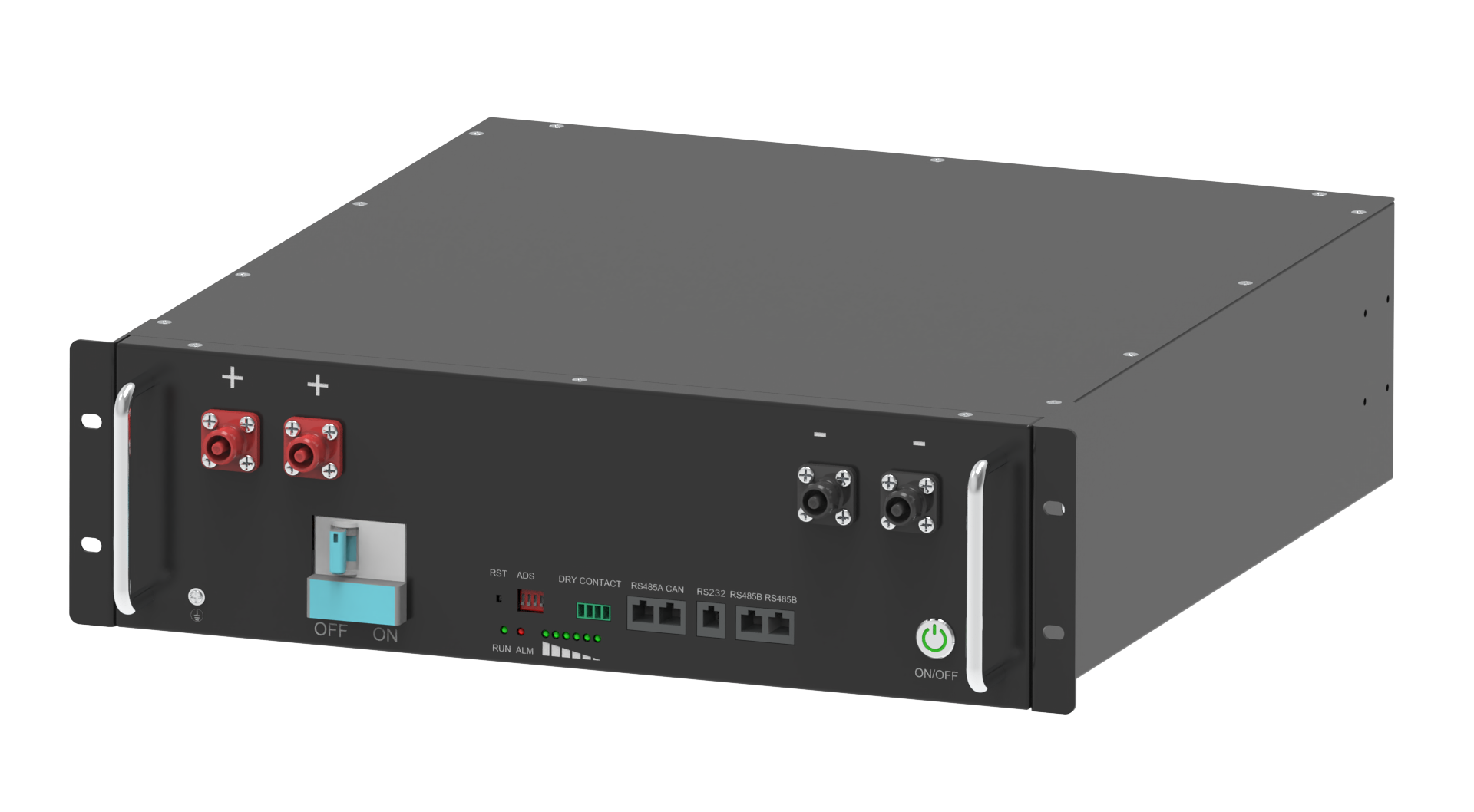 3U Rack-mounted 51.2V100Ah lithium battery