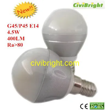 P45 led bulb SMD3020 8pcs