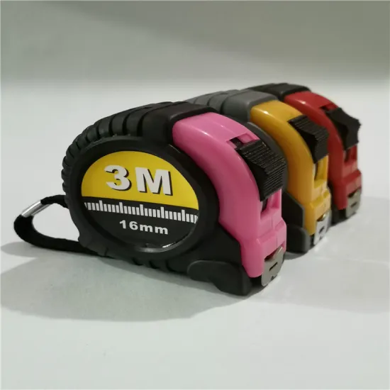 Stainless One Lock Rubber Case Tape Measure