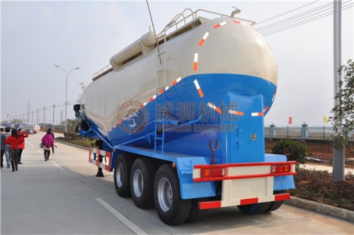 3 Axles Cement Power Tanker Semi Trailer for Sale (VL9450)