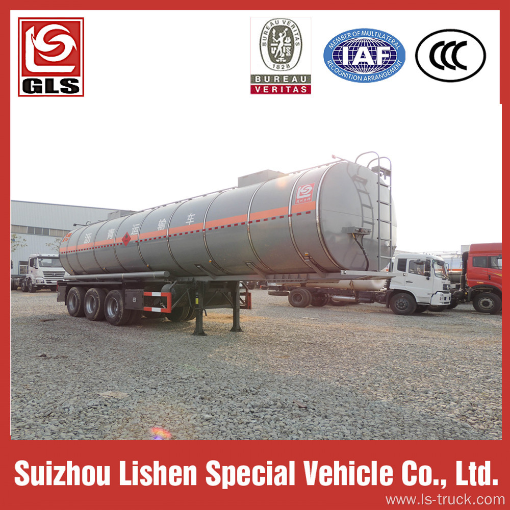 Bitmen Semi Trailer Heating Bitumen Tanker