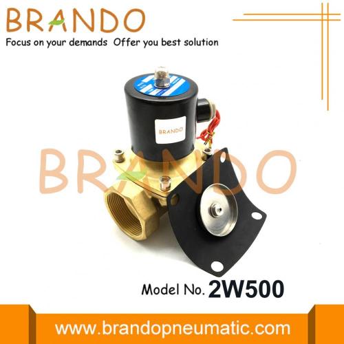 2 diafragma 2W500 da válvula de solenoide da água da polegada NBR