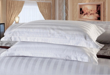 Hotel Pillow Case and Pillow Sham 3CM Stripe
