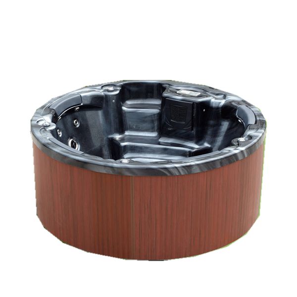 Round 6 Persons Hydromassage Hot Tub Outdoor spa