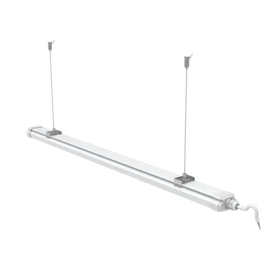 Waterproof IP65 Commercial Linear Light 1200mm 100lm/w LED Vapor Tight Fixture