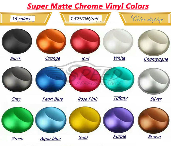 Super matte chrome vinyl