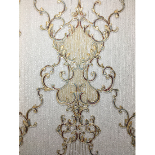 European Wallcovering waterproof damask 3D emboss wallpaper