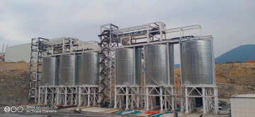 Silo Penyimpanan Batuan Mentah Lini Produksi Agregat