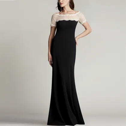 Elegant Black Evening Dress
