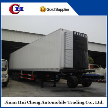 Tri-axle Refrigerated Semi Trailer,25t-40t Refrigerated Van Trailer