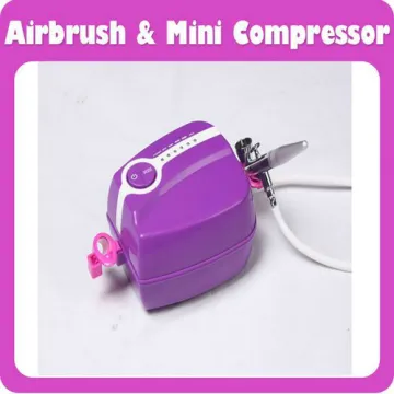 Single Action Airbrush Makeup Mini Air Compressor