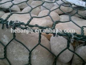 YONGAN pvc coated outside galvanized inner welded gabion basket box (ISO9001 factory)